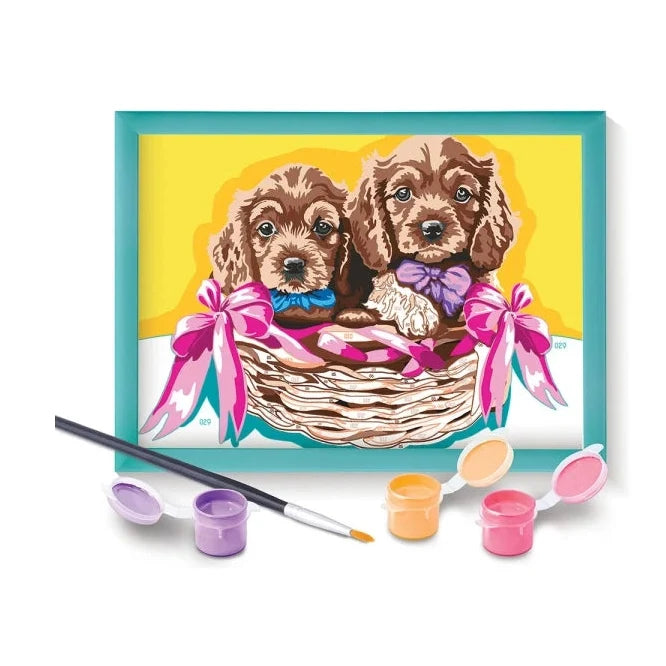Paint & Frame "Puppies" by AS Art