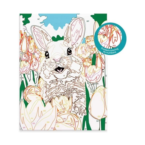Paint & Frame " Cheerful Bunny" by AS Art