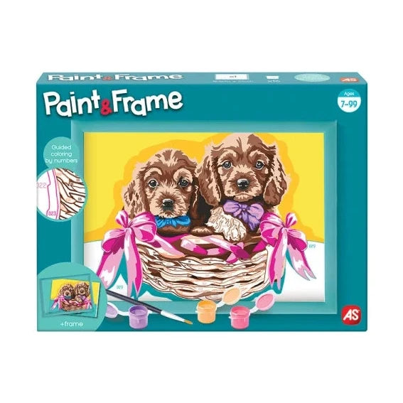 Paint & Frame "Puppies" by AS Art