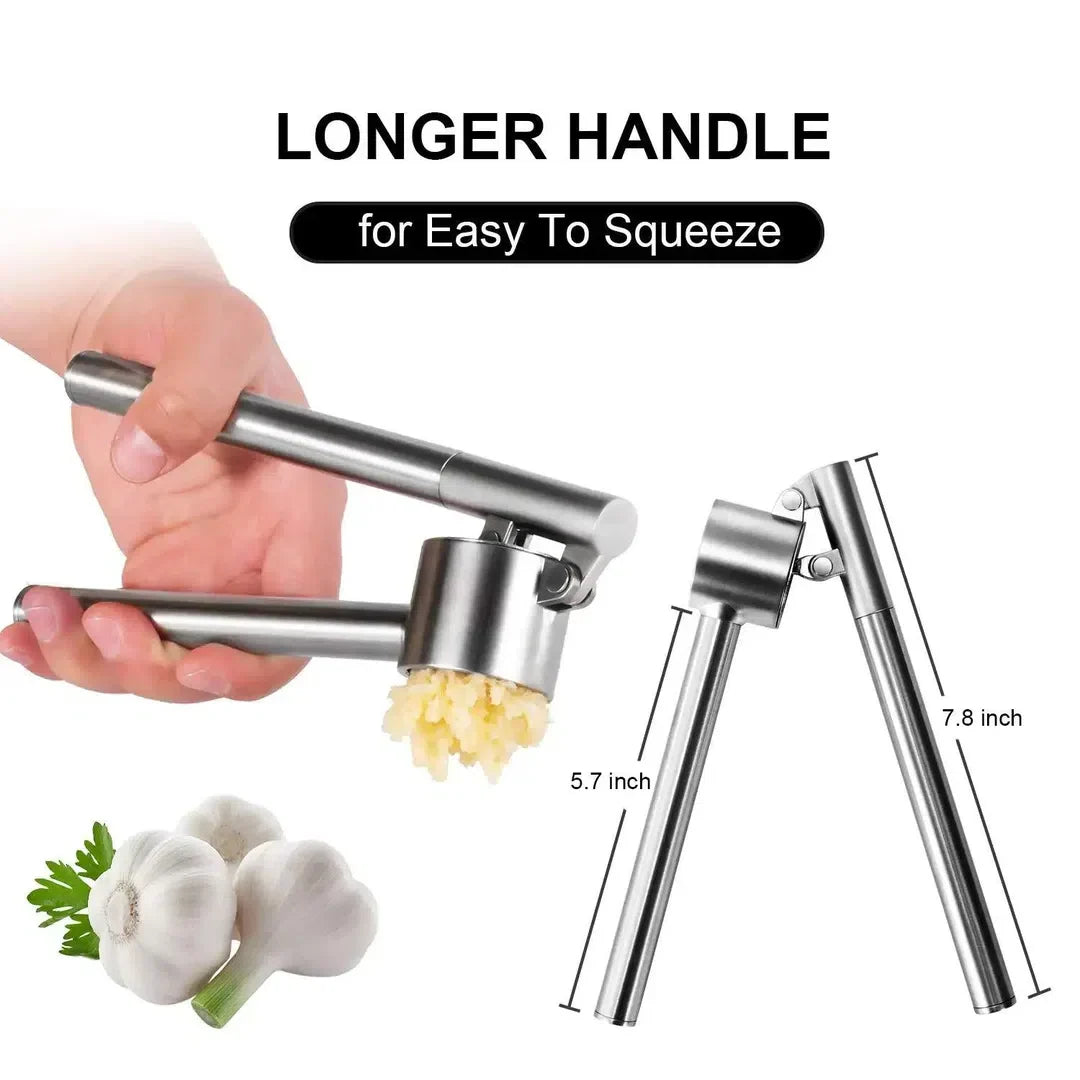 Stainless steel garlic mincer kitchen gadget