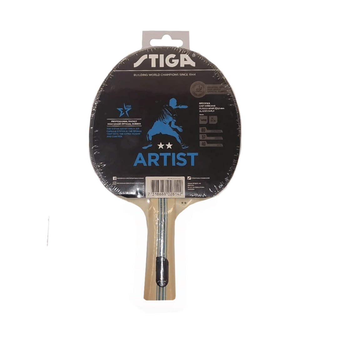 Stiga 2 Stars PingPong Table Tennis Racket
