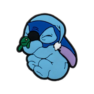 Sleeping Stitch from Lilo and Stitch Croc Charms