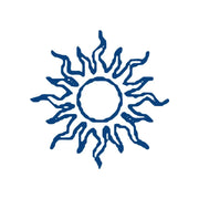 Sun Temporary tattoo design on a white background