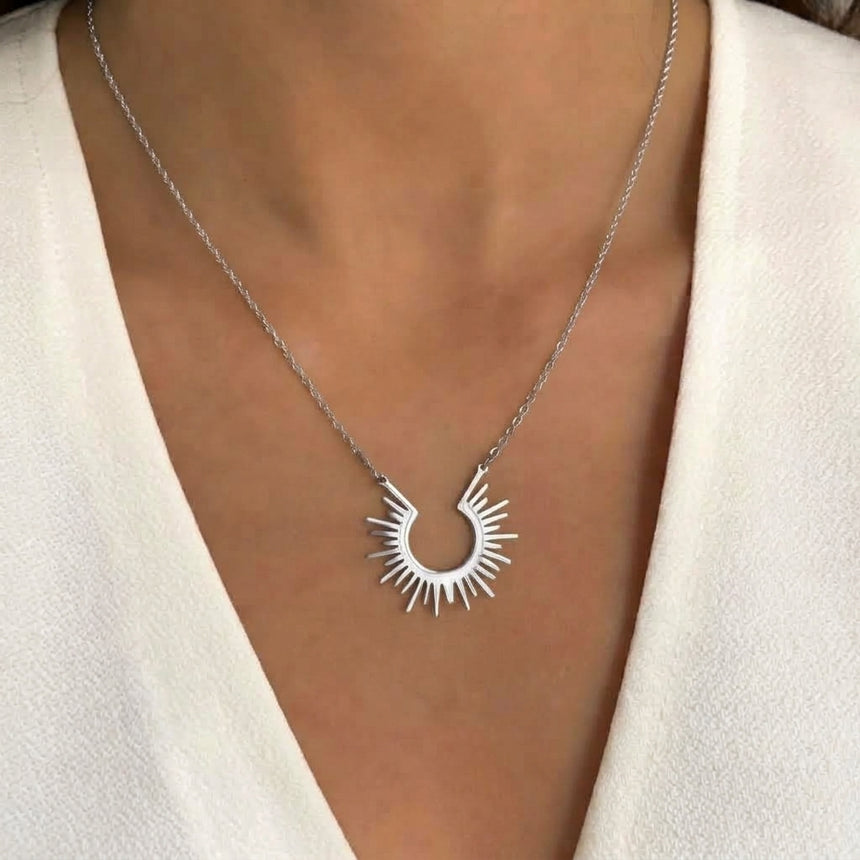 Sun Ray Set Silver - 2 Pieces