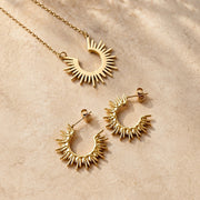 Sun Ray Set Gold - 2 Pieces