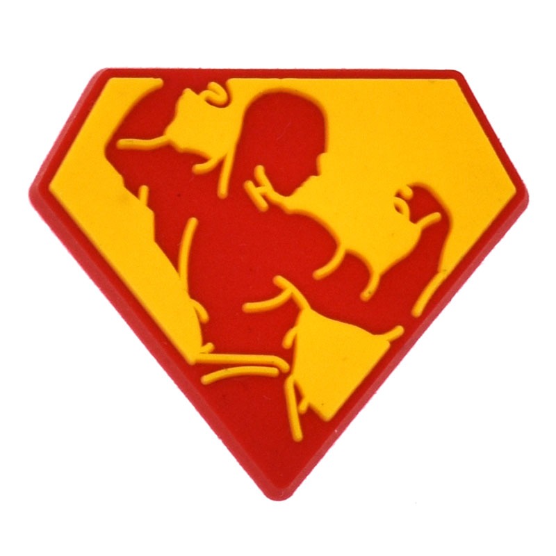 Super Man Fitness Clothing Pin
