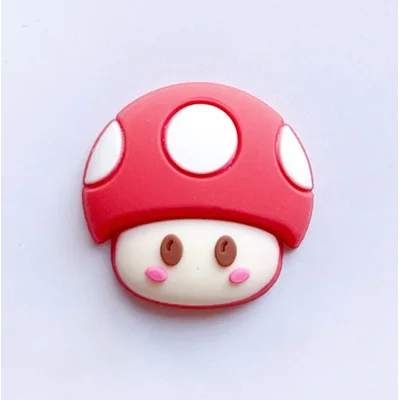 Super Mushroom Mario Shoelace Charm
