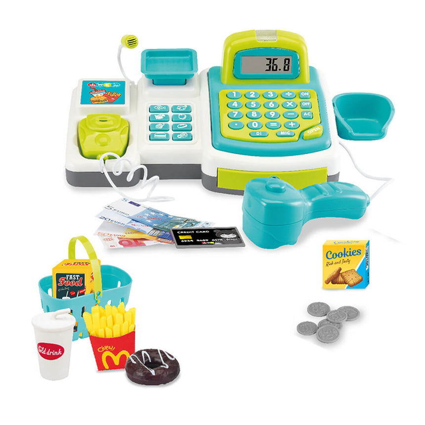 Supermarket Cashier Play set, realistic Simulation for Kids