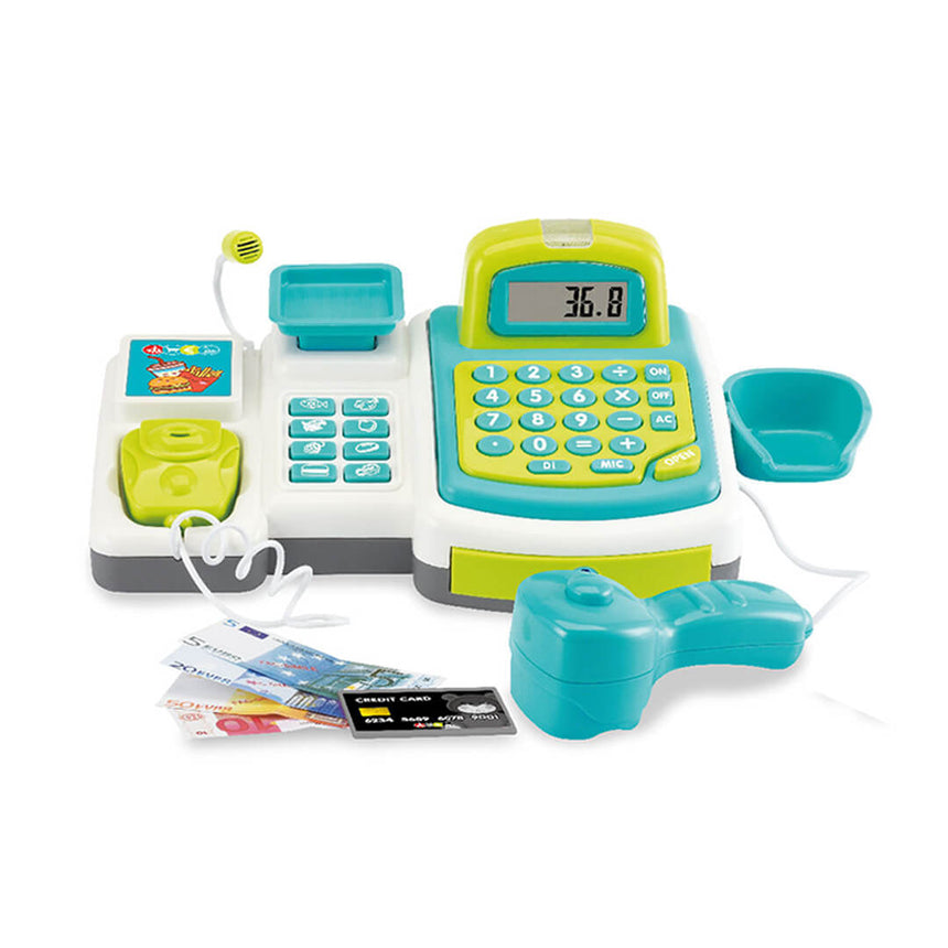 Pretend shopping set with toy register and accessories
