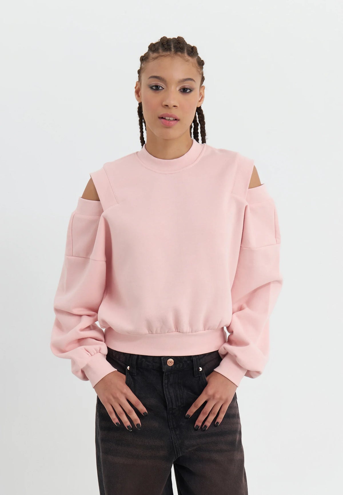 Yourturn Sweatshirt Light Pink