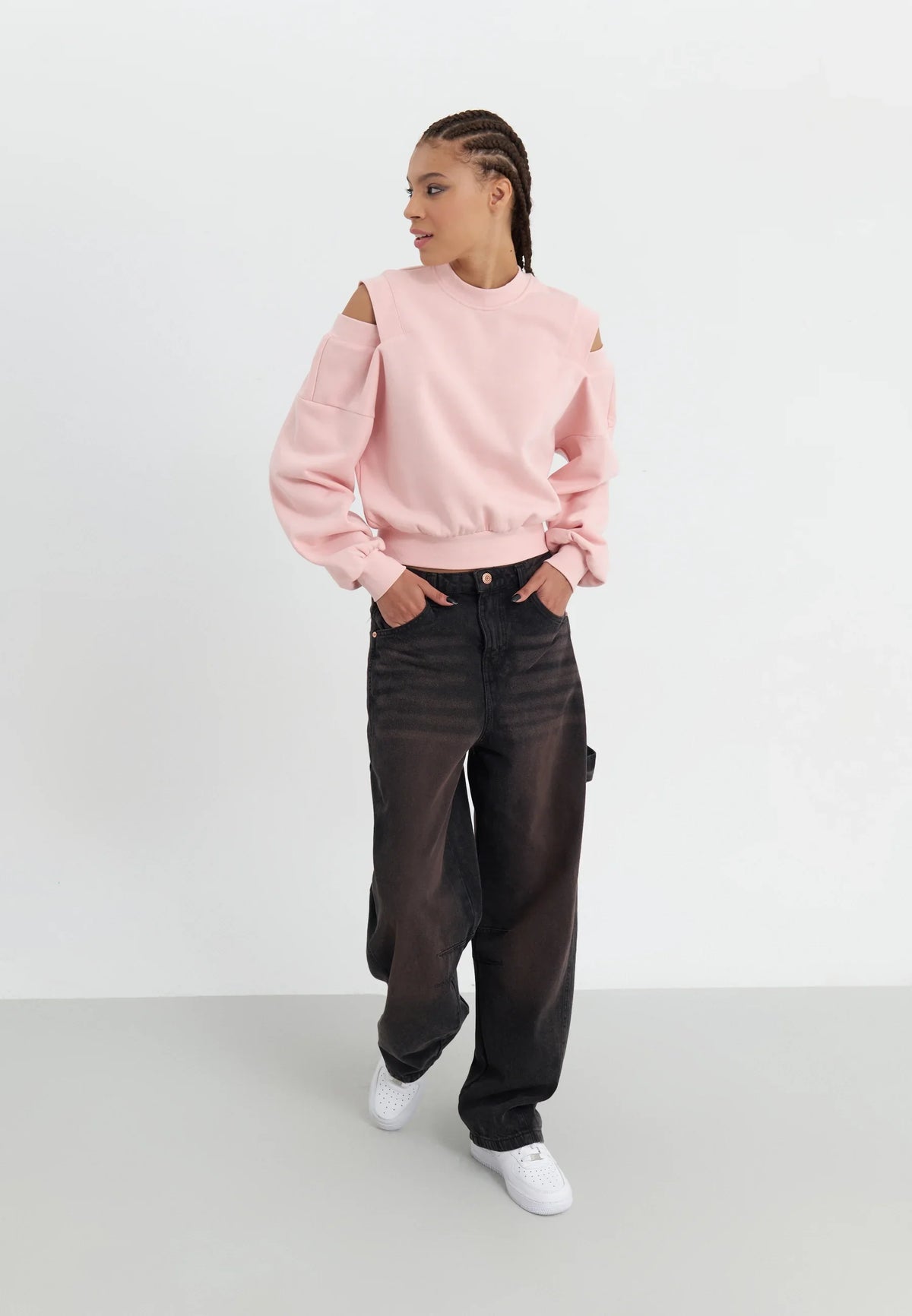 Yourturn Sweatshirt Light Pink