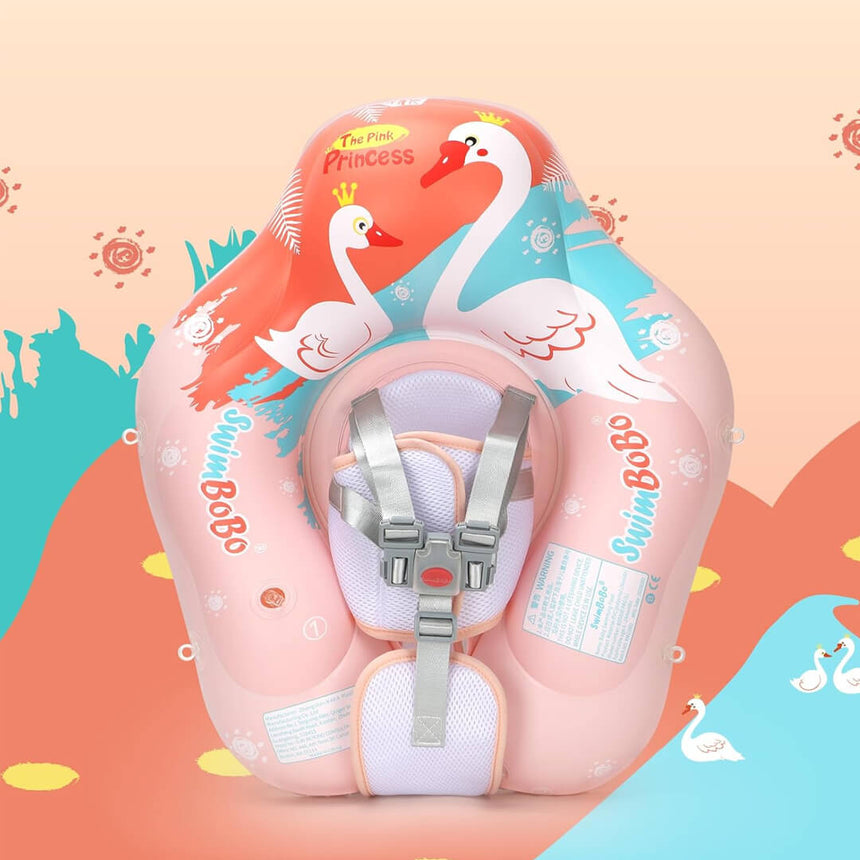 Swimbobo inflatable baby seat float with sun cover