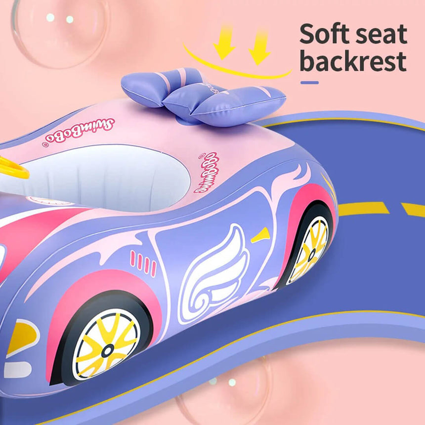 Inflatable car float seat for kids 1 to 4 years