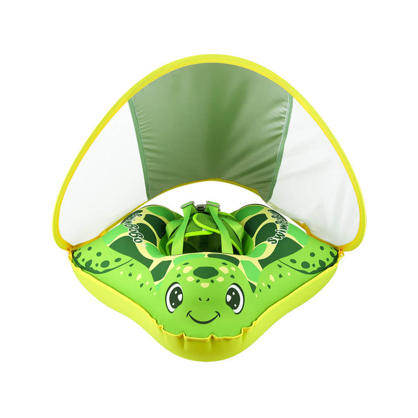 Colorful frog float for 1 to 4 years old kids pool time