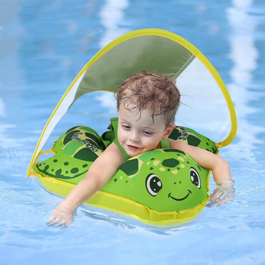 Swimbobo fun frog pool float for babies 9 to 21 kg swimming
