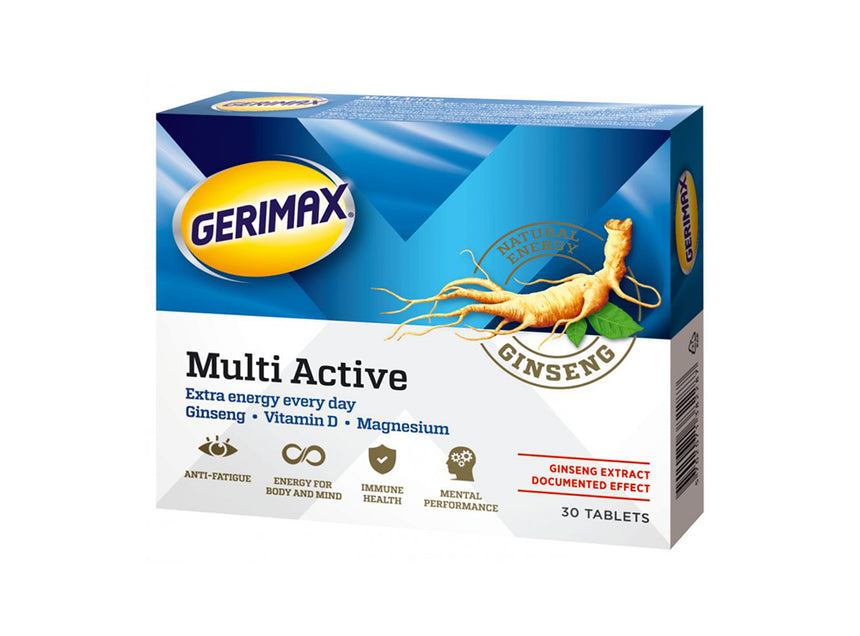 Gerimax With Ginseng Plus Green Tea 30 Capsules