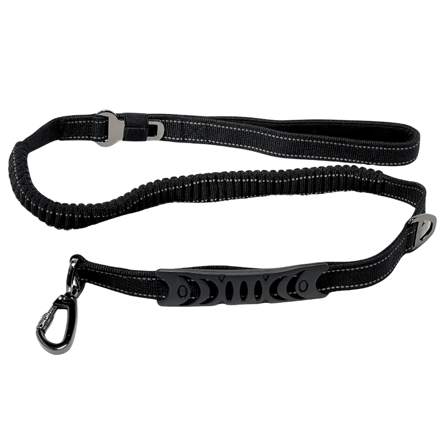 Tactical Leash Black with Seatbelt