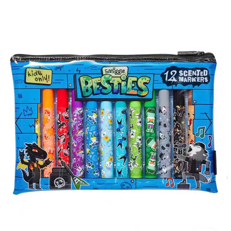Smiggle Besties Scented | 12pcs Set Markers