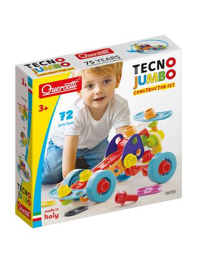Tecno Jumbo Construction Set, 72 Pieces