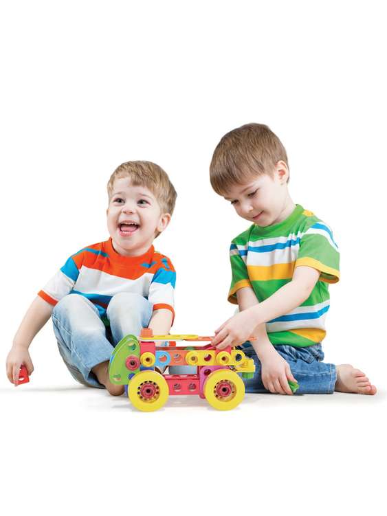 Tecno Jumbo Construction Set, 72 Pieces