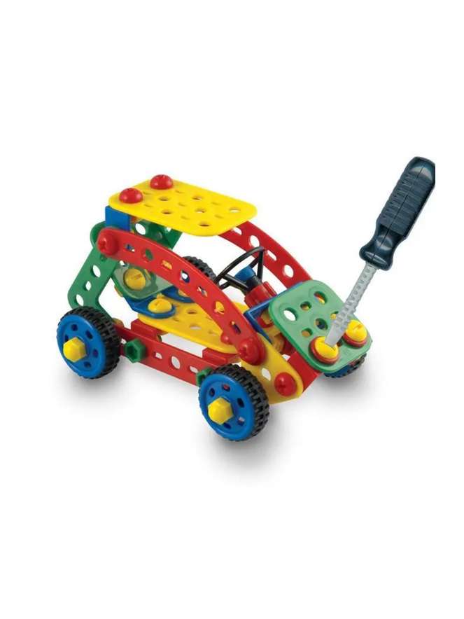 Tecno Toolbox Construction Set, 117 Pieces