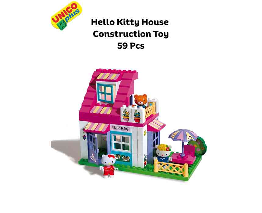 Hello Kitty House Construction Set, 59 Pieces