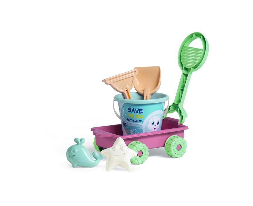 Androni Beach Trolley with Sand Set