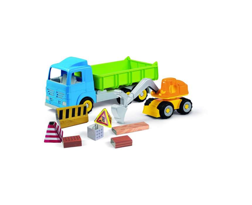 Androni Transport Truck with Assorted Work Vehicles