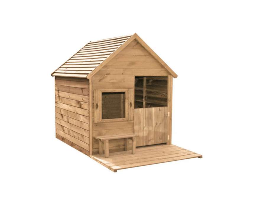 Soulet Heidi Wooden Playhouse with Bench