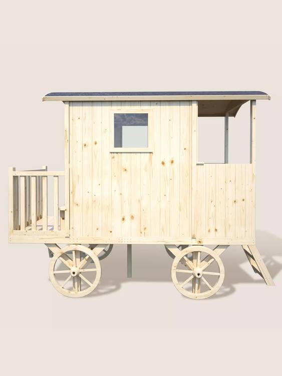 Soulet Carry Wooden Caravan Playhouse