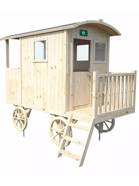 Soulet Carry Wooden Caravan Playhouse