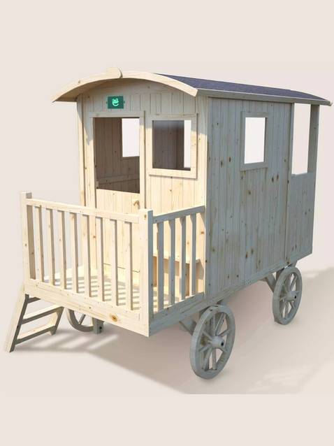 Soulet Carry Wooden Caravan Playhouse
