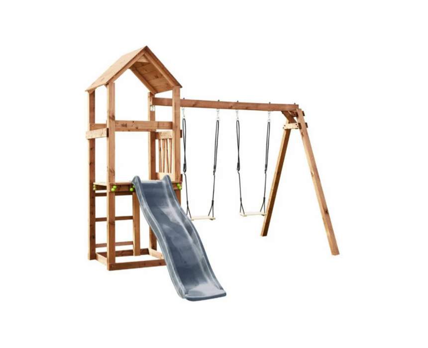 Soulet Noumea Wooden Play Area with Swings and Slide