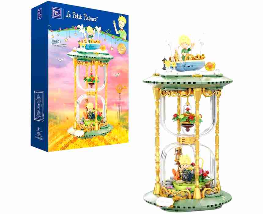 Le Petit Prince Hourglass Building Bricks Set, 670 Pieces