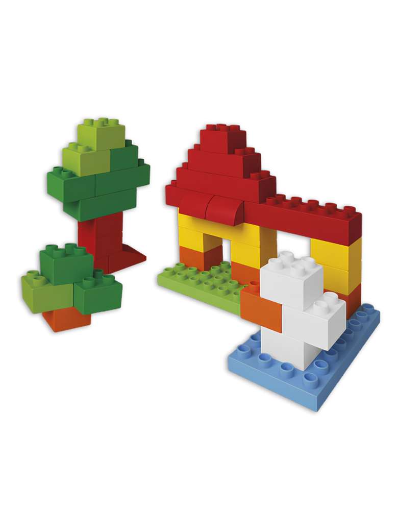 Androni Unico Plus Bricks in Bucket, 50 Pieces