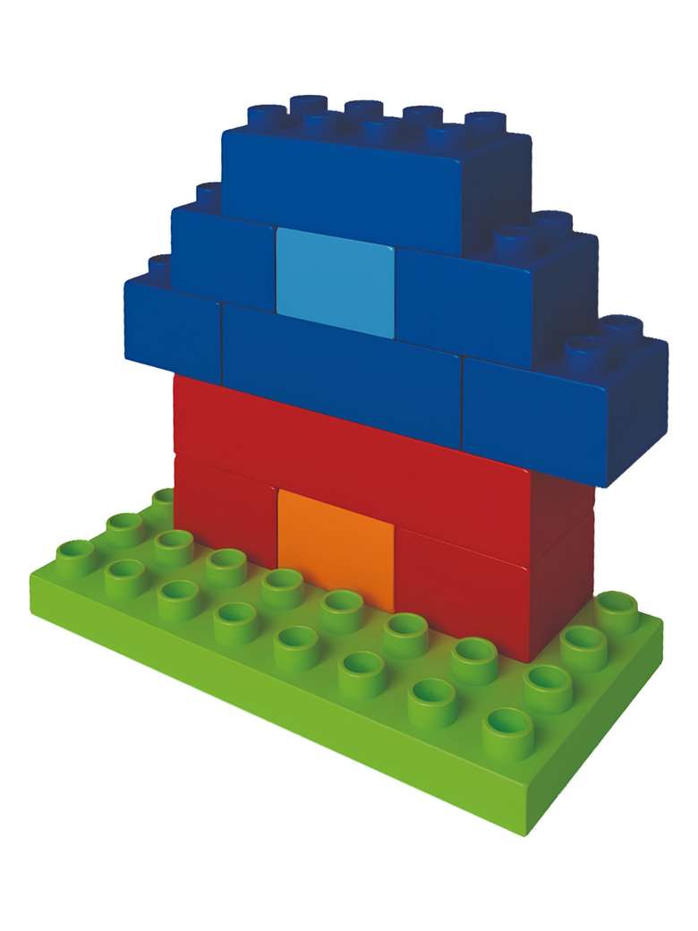 Androni Unico Plus Bricks in Bucket, 100 Pieces