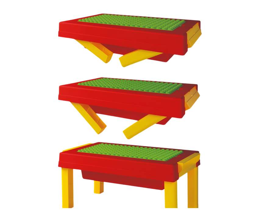 Androni Unico Plus Mini Play Table with 50 Bricks