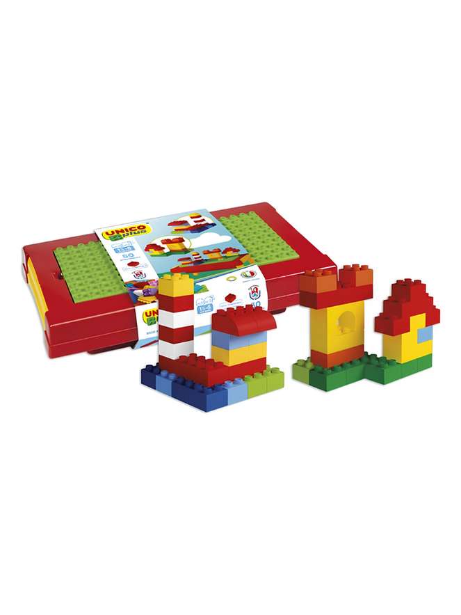Androni Unico Plus Mini Play Table with 50 Bricks