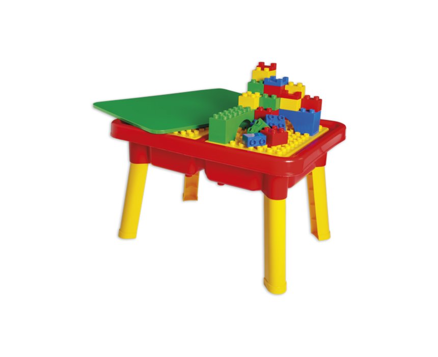 Androni Unico Plus Maxi Play Table with 31 Large Bricks