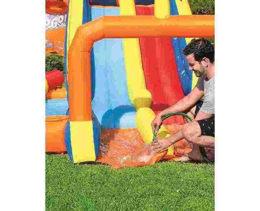 Tsunami Waves Inflatable Water Park with 2 Slides