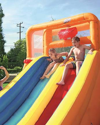 Tsunami Waves Inflatable Water Park with 2 Slides