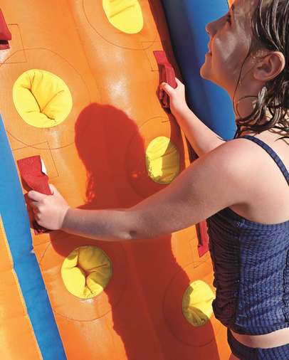 Tsunami Waves Inflatable Water Park with 2 Slides