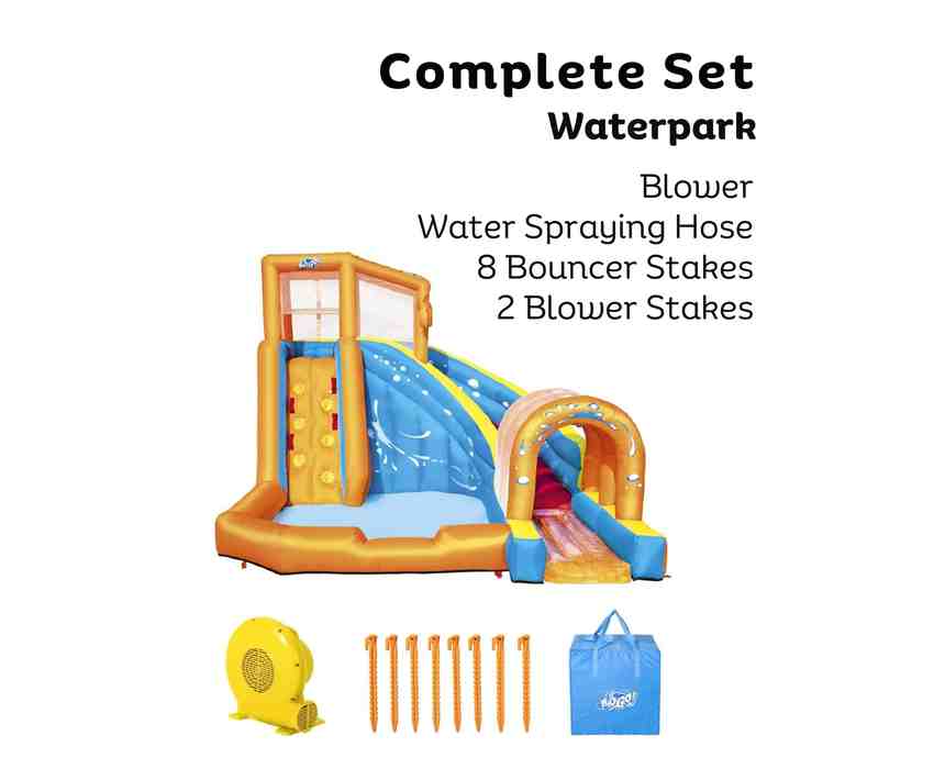 Hurricane Tunnel Blast Inflatable Mega Water Park