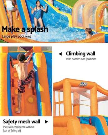 Hurricane Tunnel Blast Inflatable Mega Water Park