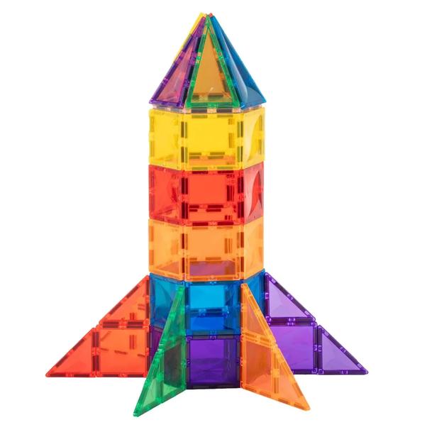 Magnetic Tiles Building Set, 72 Pieces