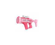 Bubble Gun with 57 Holes, Pink