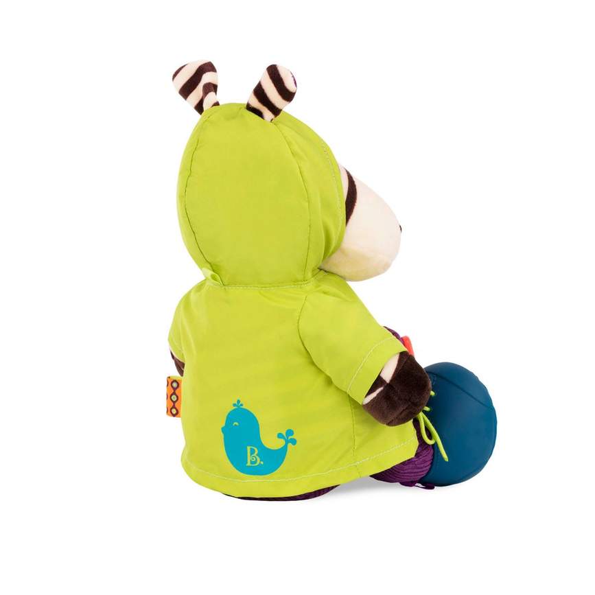 B. toys Dress Me Zebra Interactive Plush