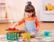 B. toys Stackable Numbered Cups with Bucket