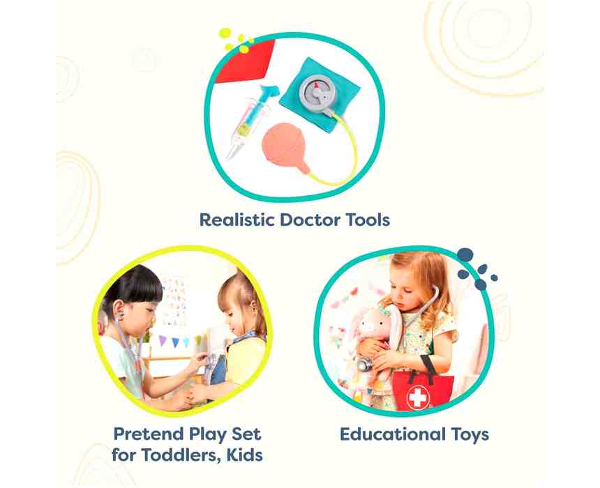 B. toys Doctor's Kit with Medical Bag
