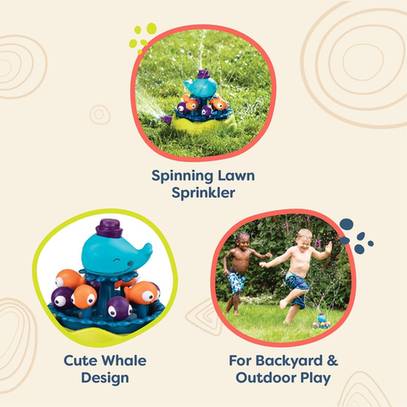 B. toys Whale Water Sprinkler